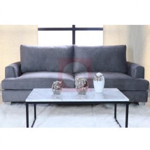 sillon tres cuerpos Gerome con patas de metal